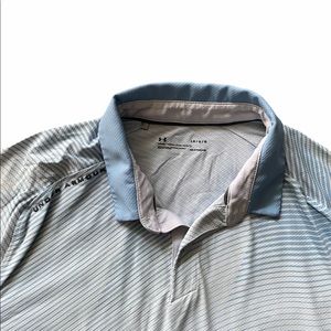 Under Armour Baby Blue Polo Shirt Size LG
A24